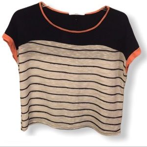 🔴 3 for $20🔴Striped short sleeve boat neck…